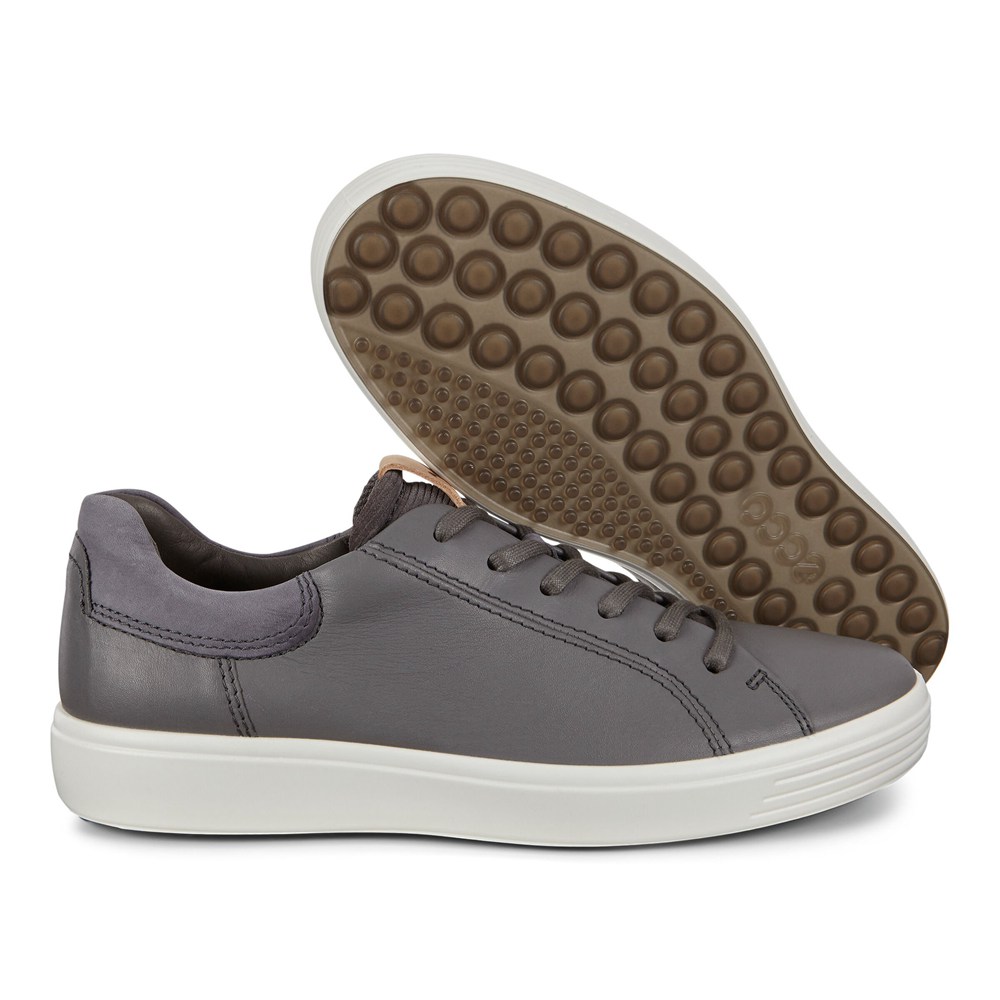 Tenis Hombre - ECCO Soft 7 Streets - Grises Oscuro - MPV650972